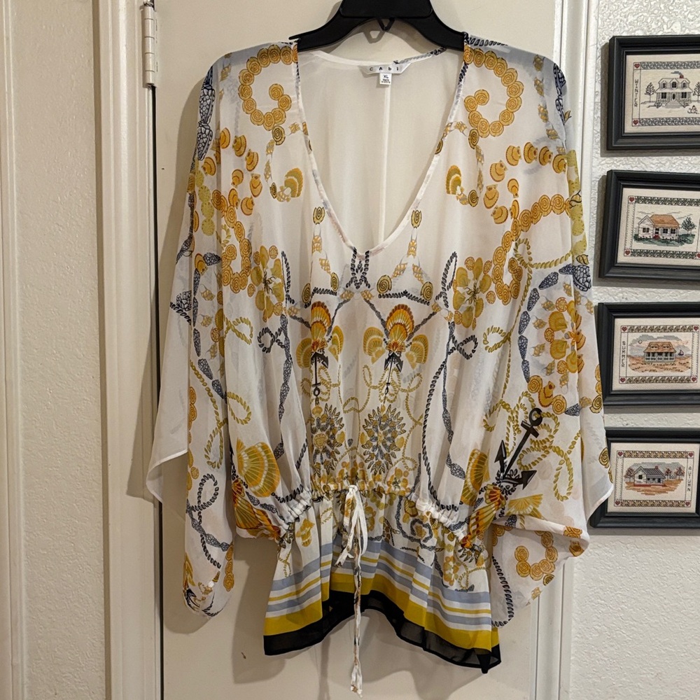 CAbi Limited Edition Sail Away Blouse